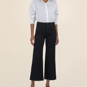 Meg High Rise Wide Leg Cropped Jeans